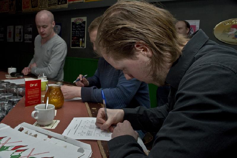 Oefeningen aan de bar